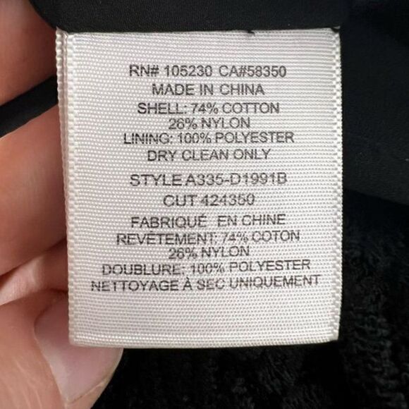 Joie Fahfia Black Floral Lace Shift Dress With Pockets Medium - Picture 8 of 12